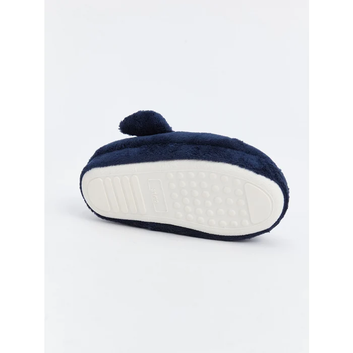 LCW STEPS Mavi Nakışlı Erkek Çocuk Ev Terliği