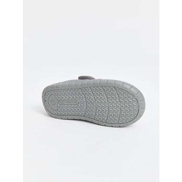 LCW STEPS Gri Cırt Cırtlı Erkek Çocuk Panduf