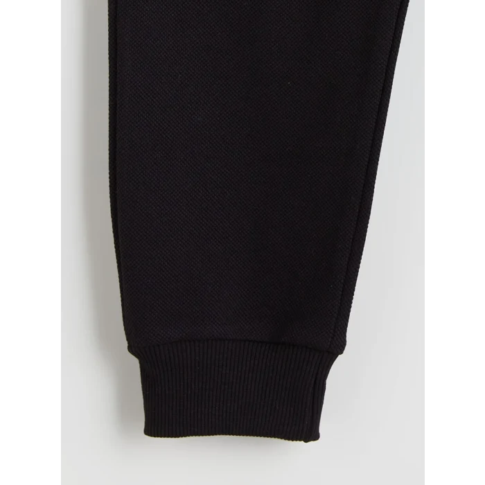 LCW Kids Siyah Beli Lastikli Erkek Çocuk Jogger Eşofman Altı