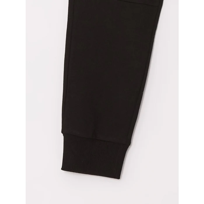 LCW Kids Siyah Beli Lastikli Erkek Çocuk Jogger Eşofman Altı