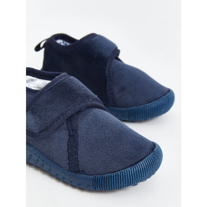 LCW STEPS Lacivert Cırt Cırtlı Erkek Bebek Panduf