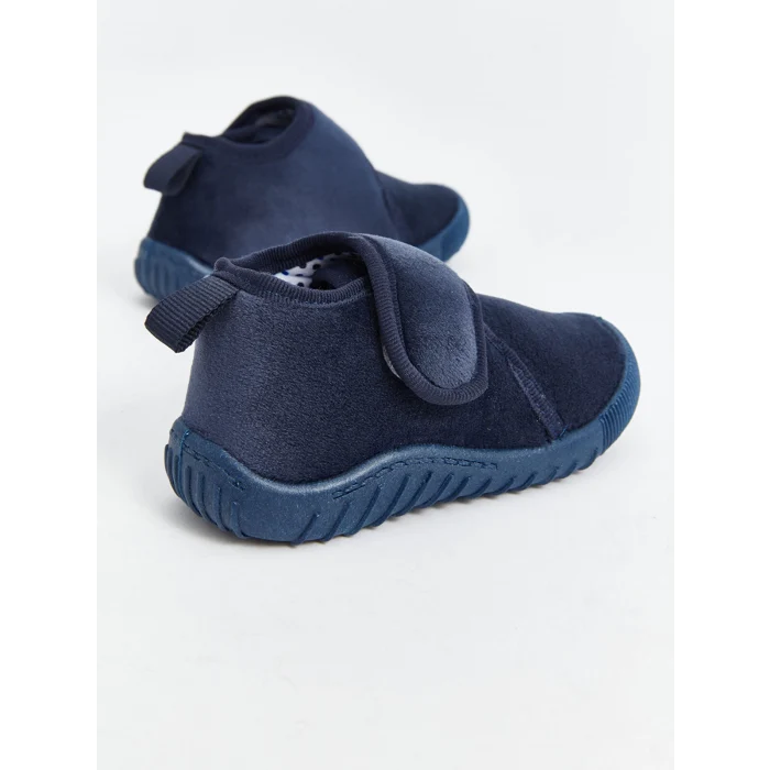 LCW STEPS Lacivert Cırt Cırtlı Erkek Bebek Panduf