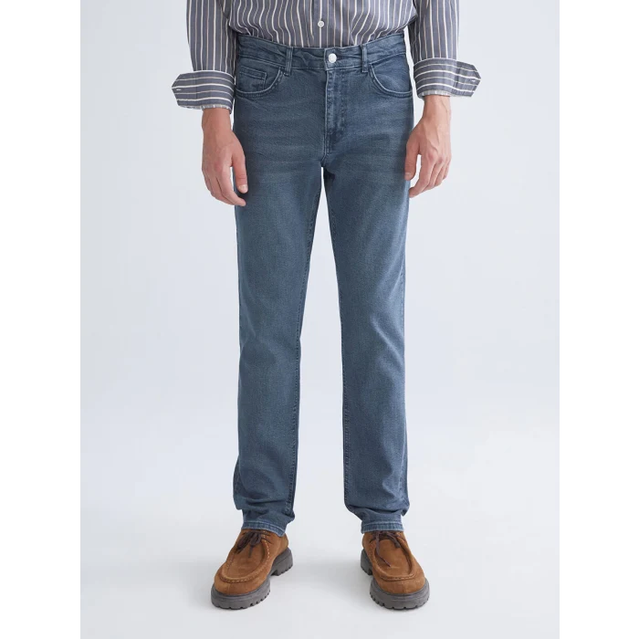 LCW Jeans Gri 779 Regular Fit Erkek Jean Pantolon