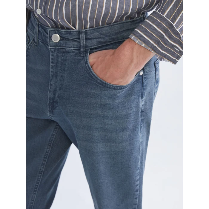 LCW Jeans Gri 779 Regular Fit Erkek Jean Pantolon