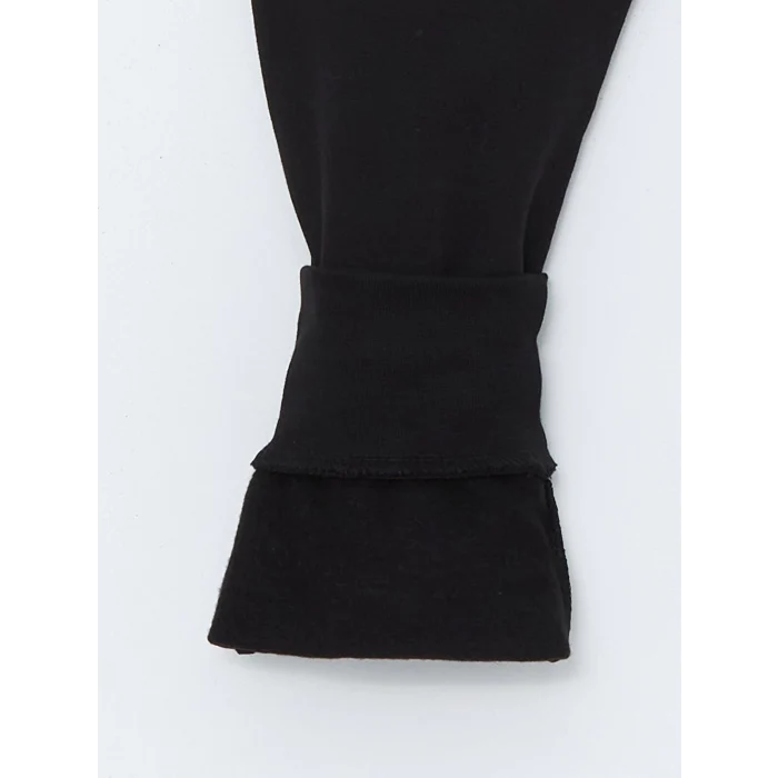 LCW Kids Siyah Beli Lastikli Erkek Çocuk Kargo Eşofman Altı