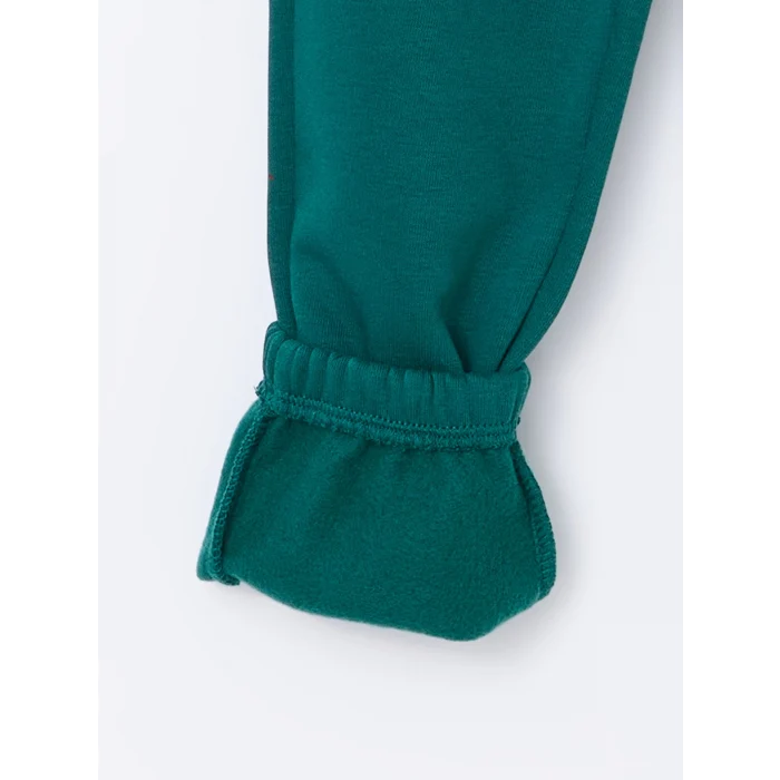 LCW Kids Yeşil Beli Lastikli Kalın Erkek Bebek Jogger Eşofman Altı