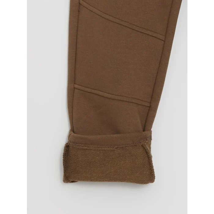 LCW Kids Kahverengi Beli Lastikli Erkek Çocuk Jogger Eşofman Alt