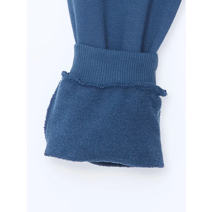 LCW Kids Indigo Beli Lastikli Kalın Erkek Bebek Jogger Eşofman Altı