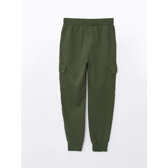 LCW Kids Yeşil Beli Lastikli Erkek Çocuk Jogger Eşofman Altı