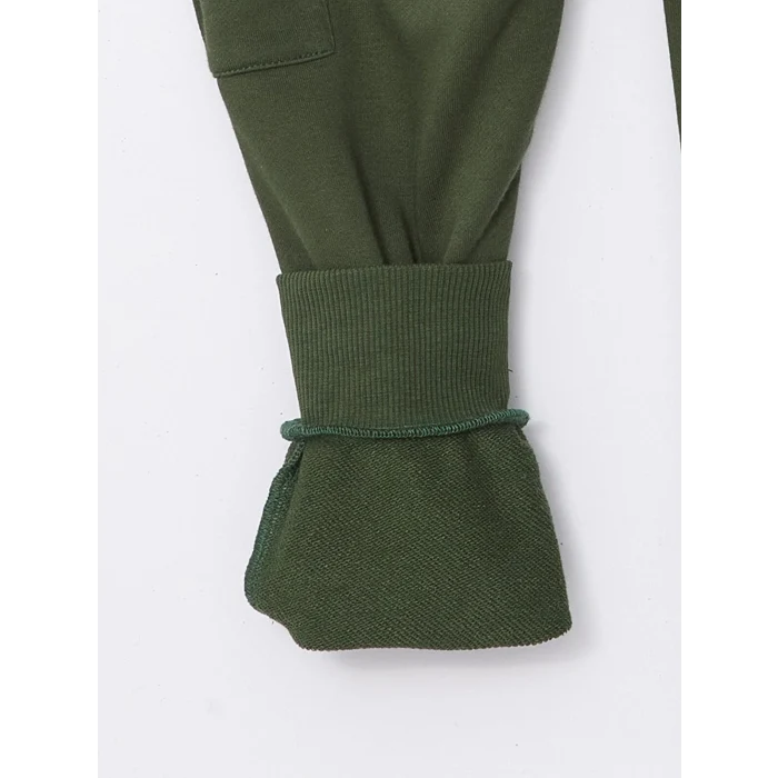 LCW Kids Yeşil Beli Lastikli Erkek Çocuk Jogger Eşofman Altı