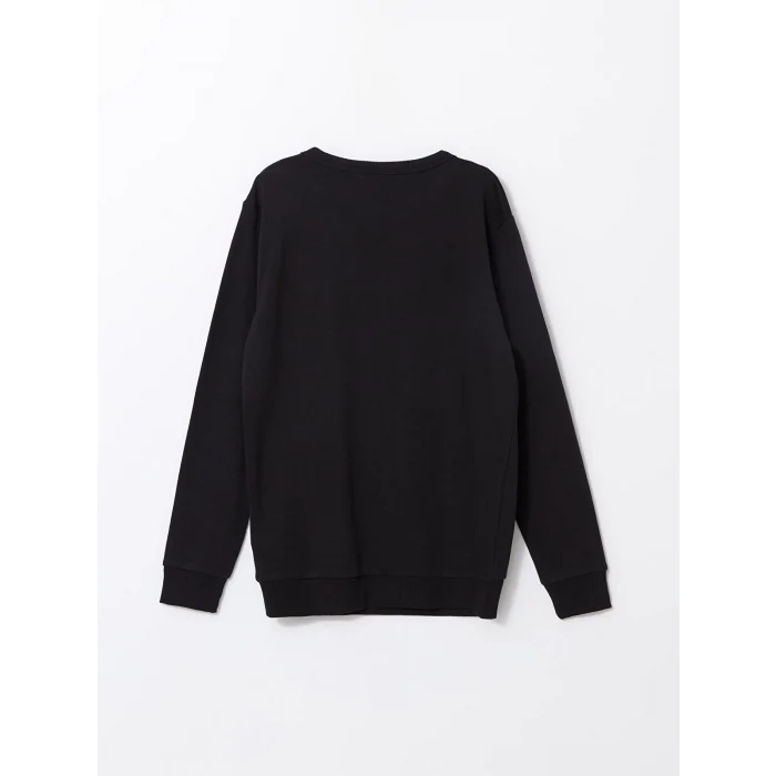 LCW Kids Siyah Bisiklet Yaka Erkek Çocuk Kalın Eşofman Takımı