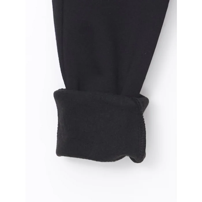 LCW Kids Siyah Beli Lastikli Erkek Çocuk Jogger Eşofman Altı