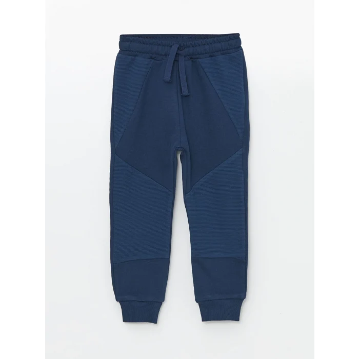 LCW Kids Indigo Beli Lastikli Kalın Erkek Çocuk Jogger Eşofman Altı