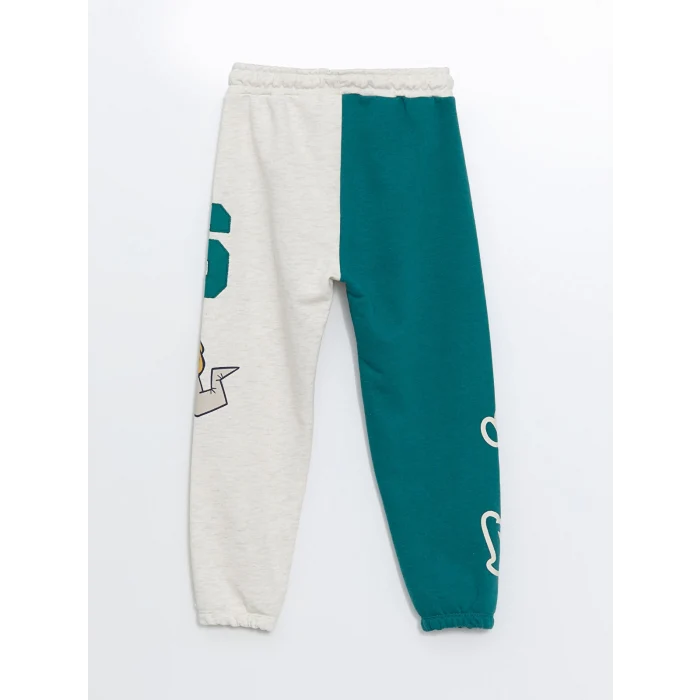 LCW Kids Yeşil Beli Lastikli Kalın Erkek Bebek Jogger Eşofman Alt