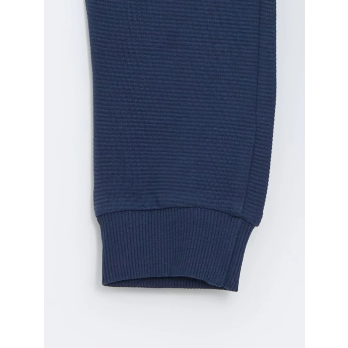 LCW Kids Indigo Beli Lastikli Kalın Basic Erkek Çocuk Jogger Eşofman Altı