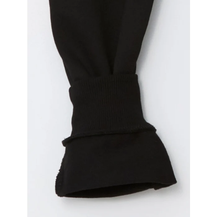 LCW Kids Siyah Beli Lastikli Baskılı Erkek Çocuk Jogger Eşofman Altı