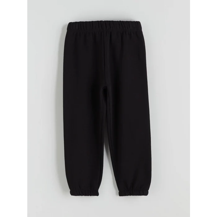 LCW Kids Ekru Bisiklet Yaka Kız Çocuk Sweatshirt ve Eşofman Altı