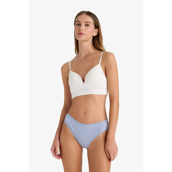 Defacto D6398 Mavi Ribana 3lü Brief Külot-Fall in Love