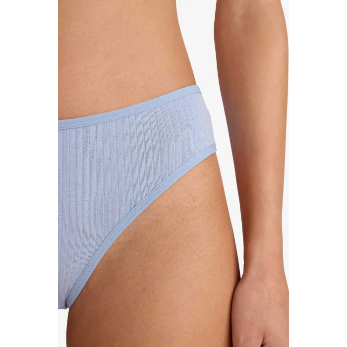 Defacto D6398 Mavi Ribana 3lü Brief Külot-Fall in Love