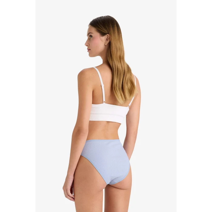 Defacto D6398 Mavi Ribana 3lü Brief Külot-Fall in Love