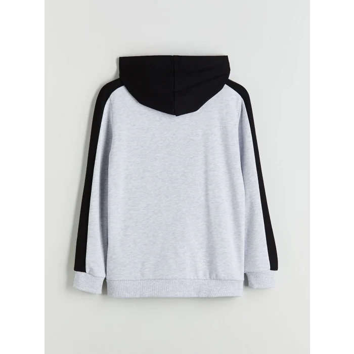 LCW Kids Gri Kapüşonlu Erkek Çocuk Eşofman Takım