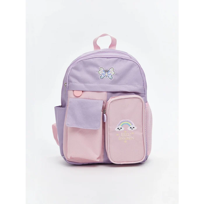 LCW ACCESSORIES Lila Çok Bölmeli Kız Çocuk Sırt Çantası