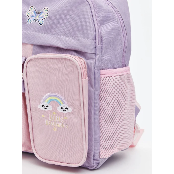 LCW ACCESSORIES Lila Çok Bölmeli Kız Çocuk Sırt Çantası
