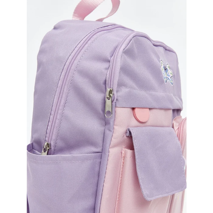 LCW ACCESSORIES Lila Çok Bölmeli Kız Çocuk Sırt Çantası