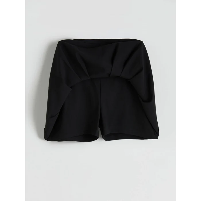 LCW Kids Siyah Pileli Kız Çocuk Şort Etek