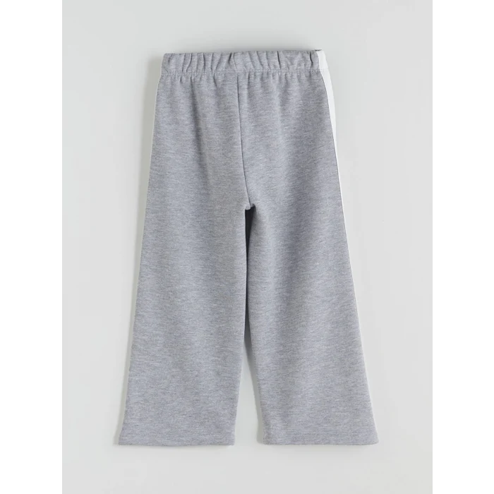 LCW Kids Gri Bebe Yaka Kız Çocuk Sweatshirt ve Eşofman Altı