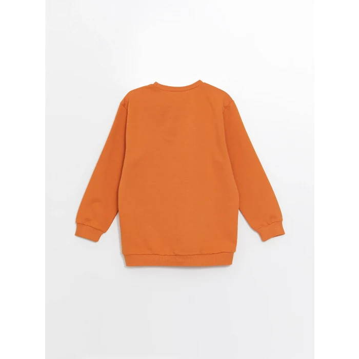 LCW Kids Antrasit Bisiklet Yaka Uzun Kollu Baskılı Erkek Çocuk Sweatshirt 2li