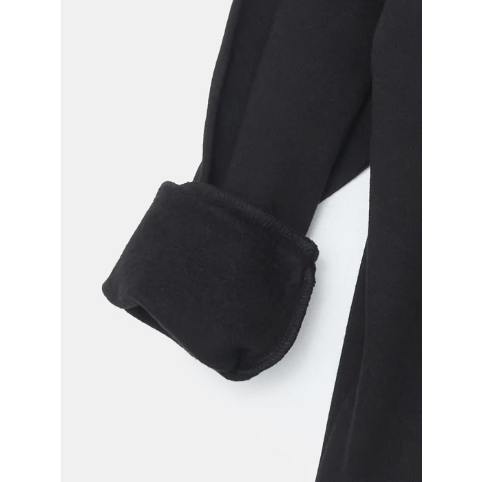 LCW Kids Siyah Bisiklet Yaka Erkek Çocuk Sweatshirt