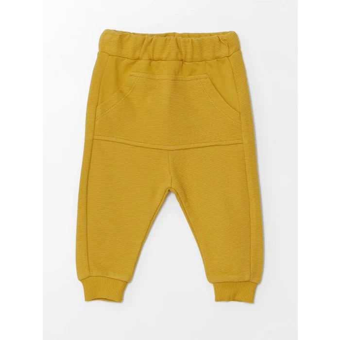 LCW baby Sari Beli Lastikli Basic Erkek Bebek Pantolon 2li