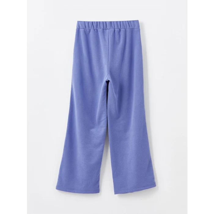 LCW Kids Lila Bisiklet Yaka Kız Çocuk Eşofman Takım