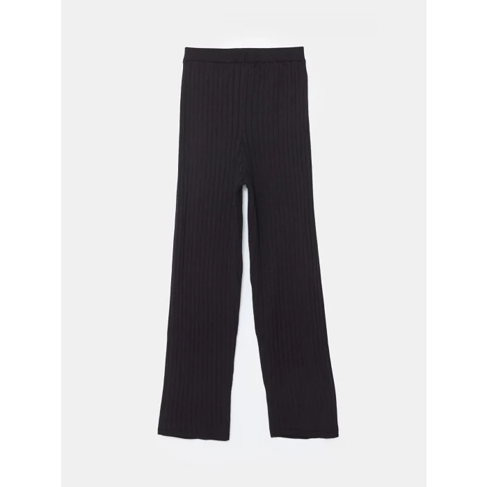 LCW Kids Siyah Polo Yaka Kız Çocuk Kazak ve Pantolon