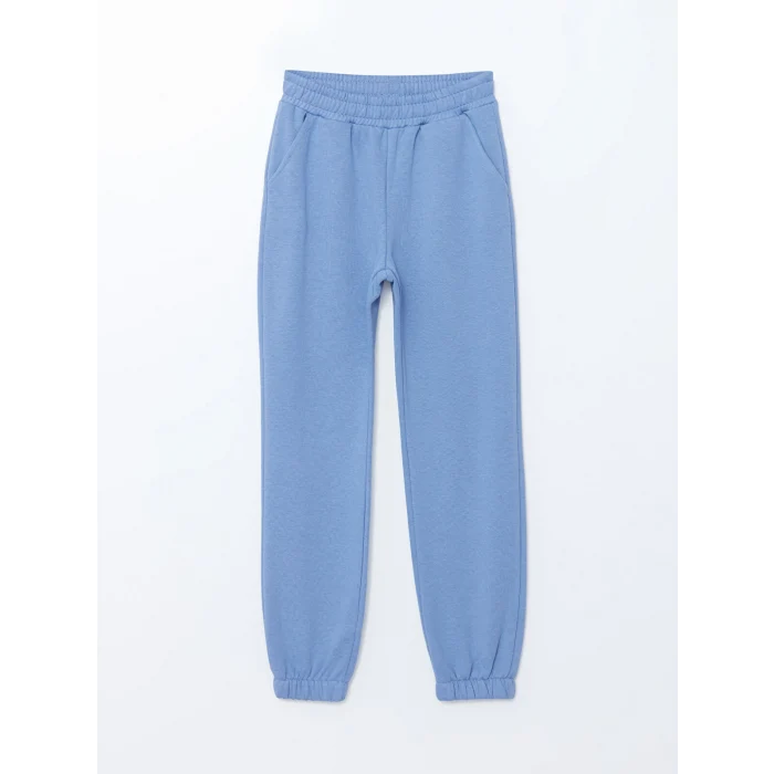 LCW Kids Lila Dik Yaka Kız Çocuk Kalın Eşofman Takım