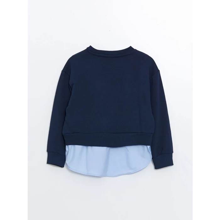 LCW Kids Lacivert Okulun En Havalısı Sweatshirt