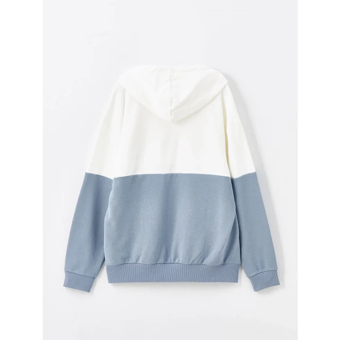 XSIDE Ekru Uzun Kollu Erkek Hoodie