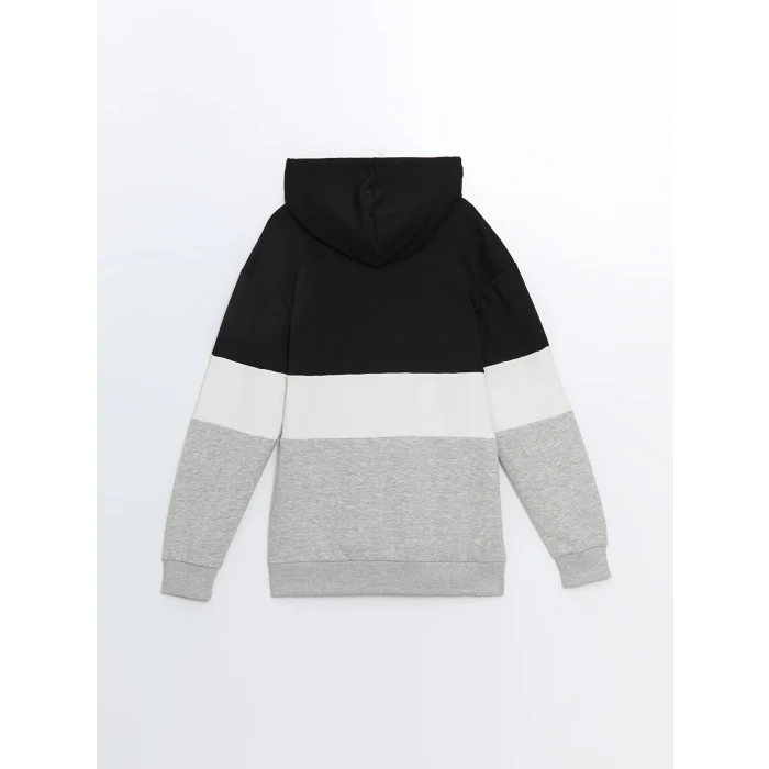 XSIDE Siyah Uzun Kollu Erkek Kalın Hoodie