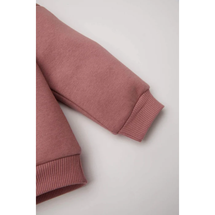 Defacto D5403 Pembe Kız Bebek Baskılı Sweatshirt