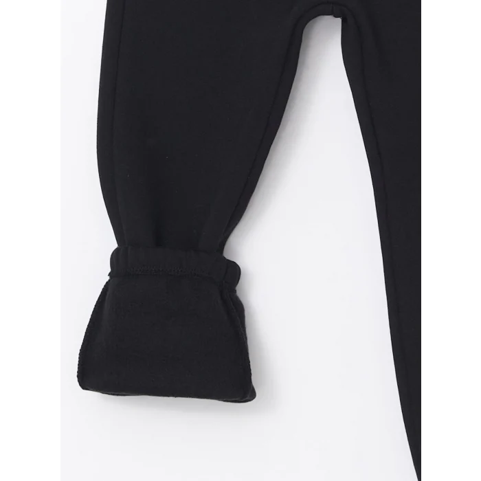 LCW Kids Siyah Beli Lastikli Basic Erkek Çocuk Jogger Eşofman Alt