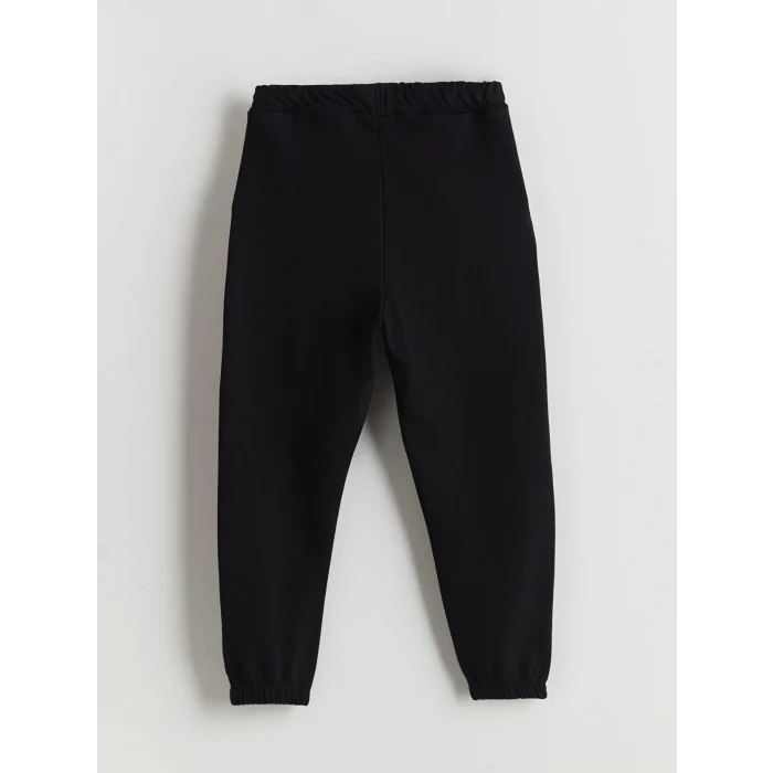 LCW Kids Siyah Beli Lastikli Erkek Çocuk Jogger Eşofman Alt