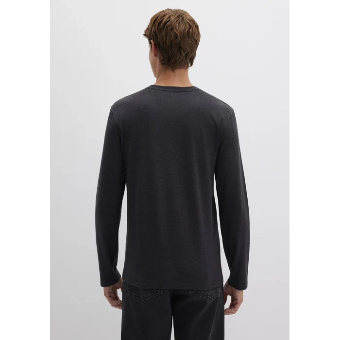 Mavi 062477-27310 Uzun Kollu Antrasit Basic Tişört