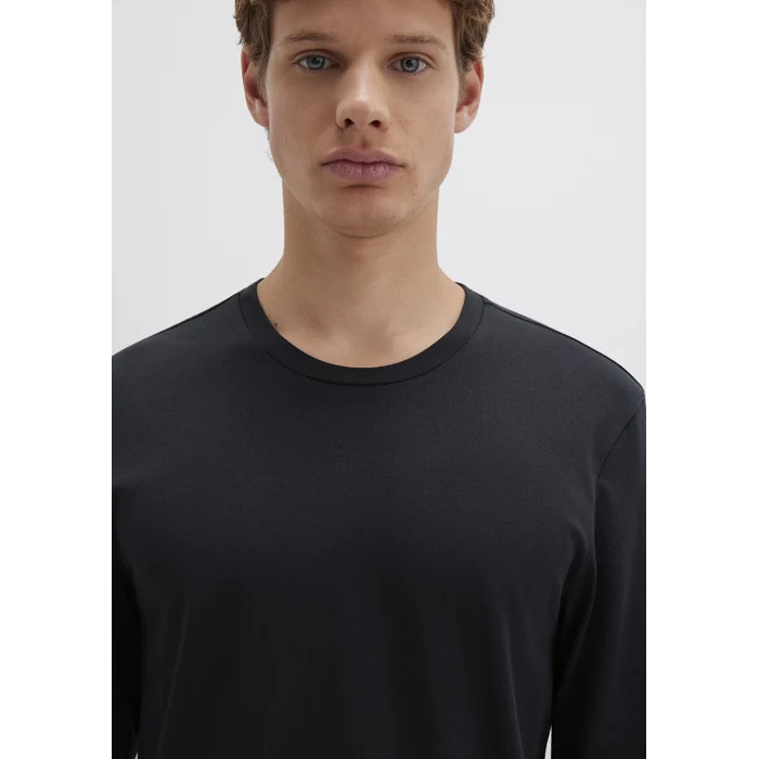 Mavi 062477-27062 Uzun Kollu Siyah Basic Tişört