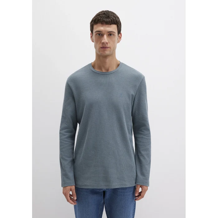 Mavi 065755-80889 Uzun Kollu Gri Basic Tişört