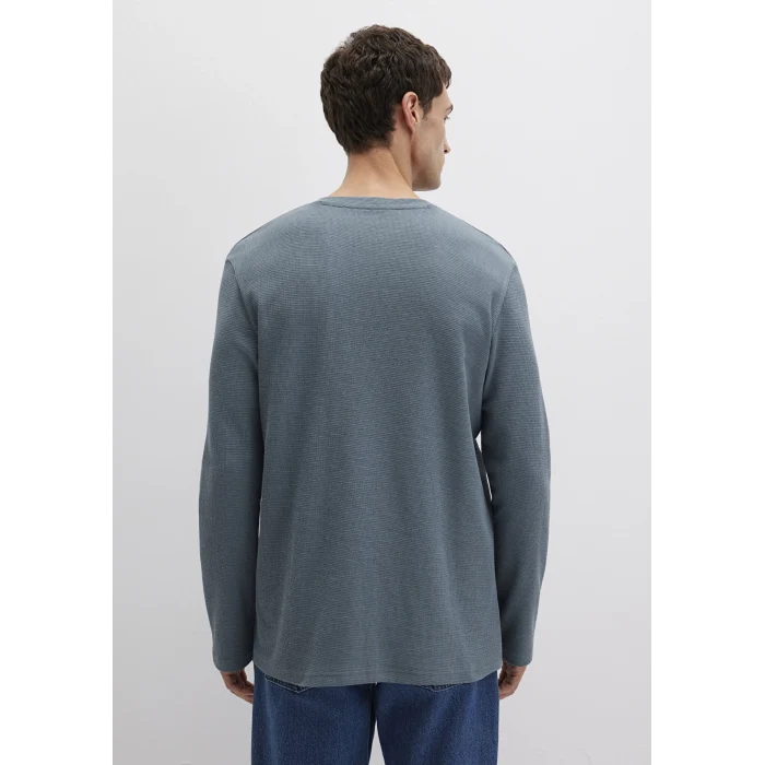 Mavi 065755-80889 Uzun Kollu Gri Basic Tişört