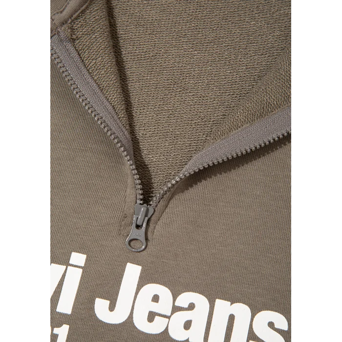 Mavi 6S10142-86961 Yarı Fermuarlı Haki Sweatshirt