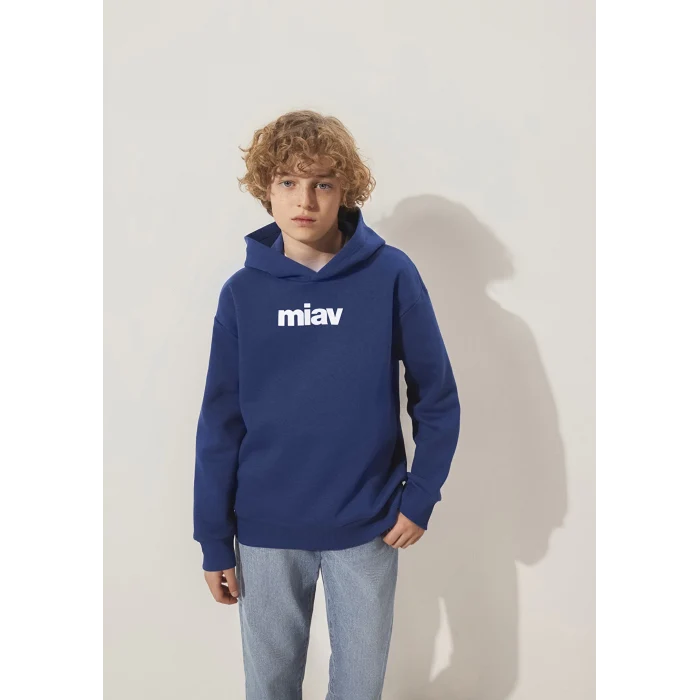Mavi 6S10028-70722 Miav Baskılı Kapüşonlu Lacivert Çocuk Sweatshirt