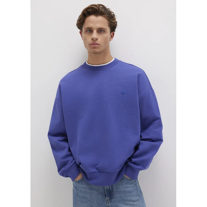 Mavi 0S10415-70695 Bisiklet Yaka Mavi Sweatshirt