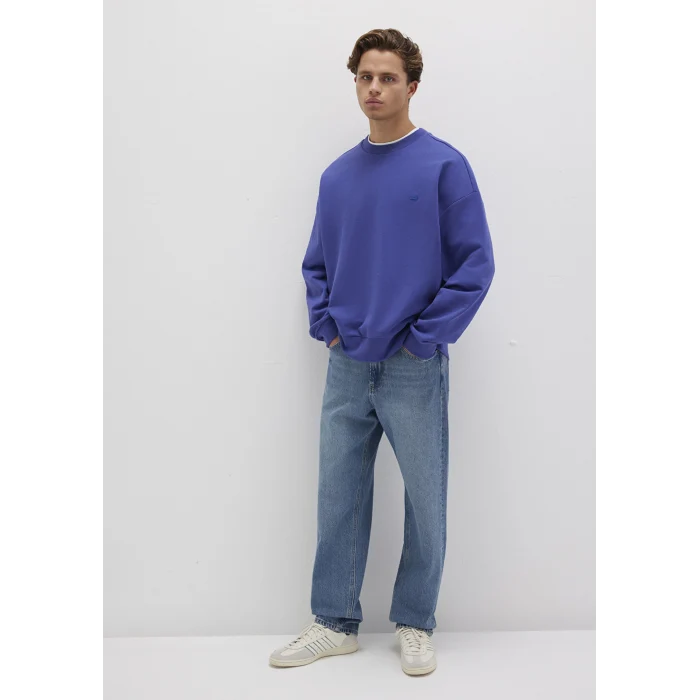 Mavi 0S10415-70695 Bisiklet Yaka Mavi Sweatshirt